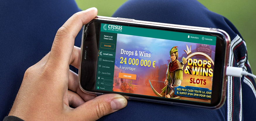 Le Crésus Casino, casino en ligne sur téléphone portable.